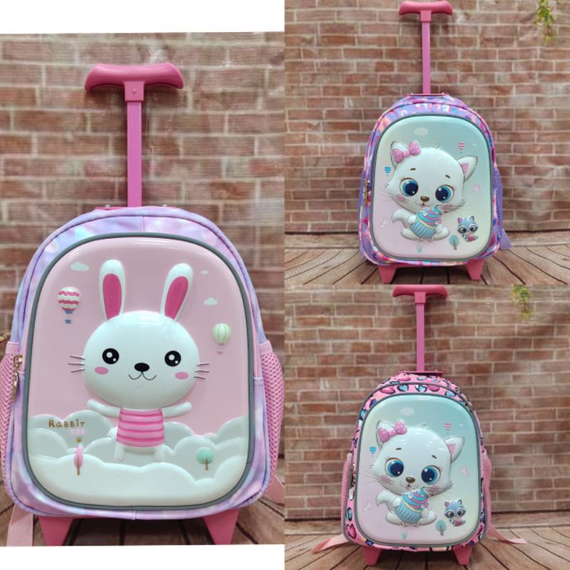 06.06 Trolley 12 Kindergarten Children Rabbit Unicorn Kuromi Cinamoroll ...