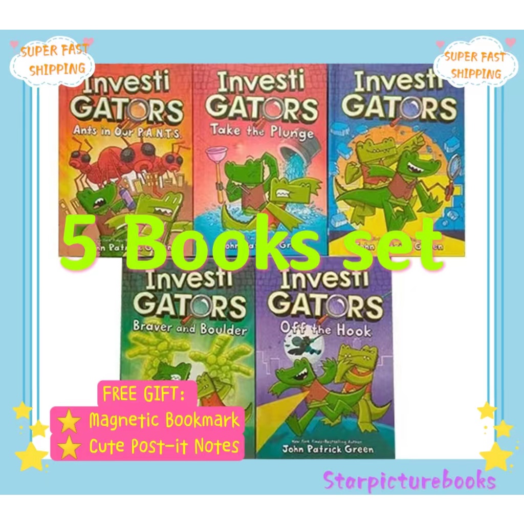 ⭐SG READY STOCK⭐ InvestiGators Boxed Set (5 books set) | Shopee Singapore