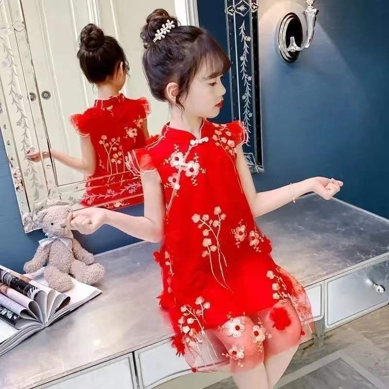 Cheongsam hot sale dress kids