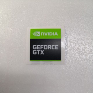 Geforce sticker on sale