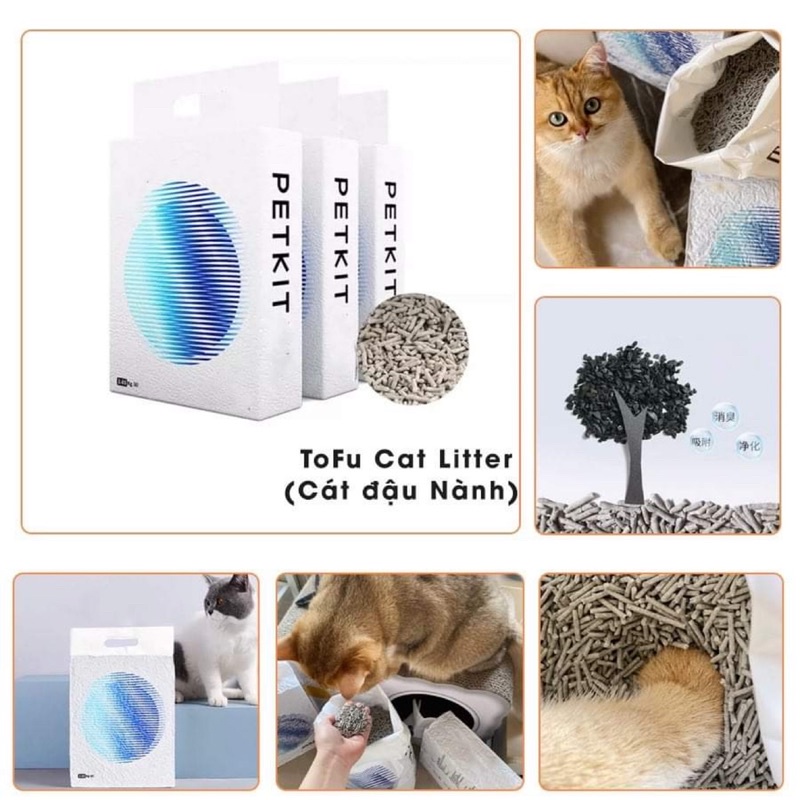 Petkit Cat Sanitary Sand Soy Sand (6l Bag) Shopee Singapore