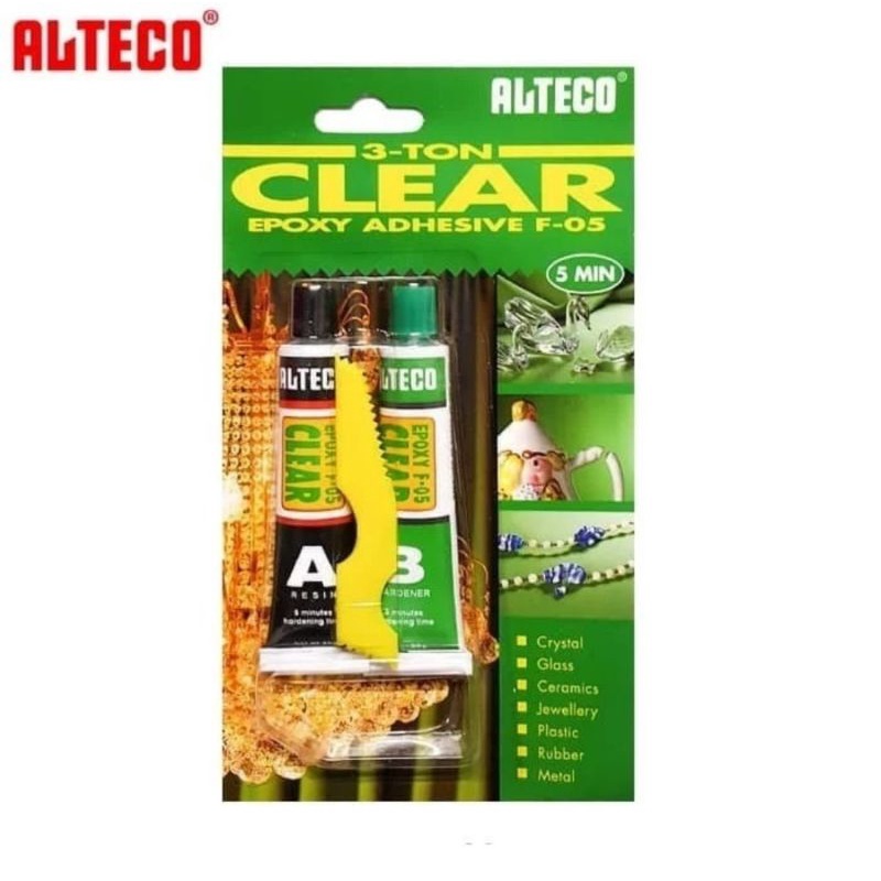 Alteco Transparent clear epoxy Glue 3ton adhesive F05 clear epoxy 5min Dry Waterproof Not
