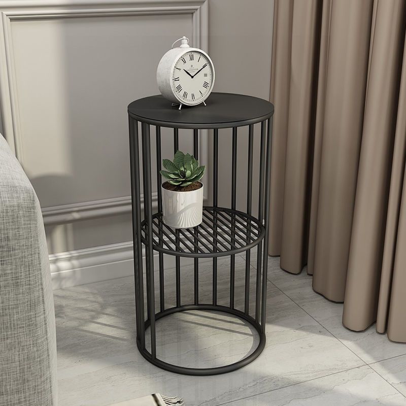 Nordic sofa side table corner table tea table marble simple living room ...