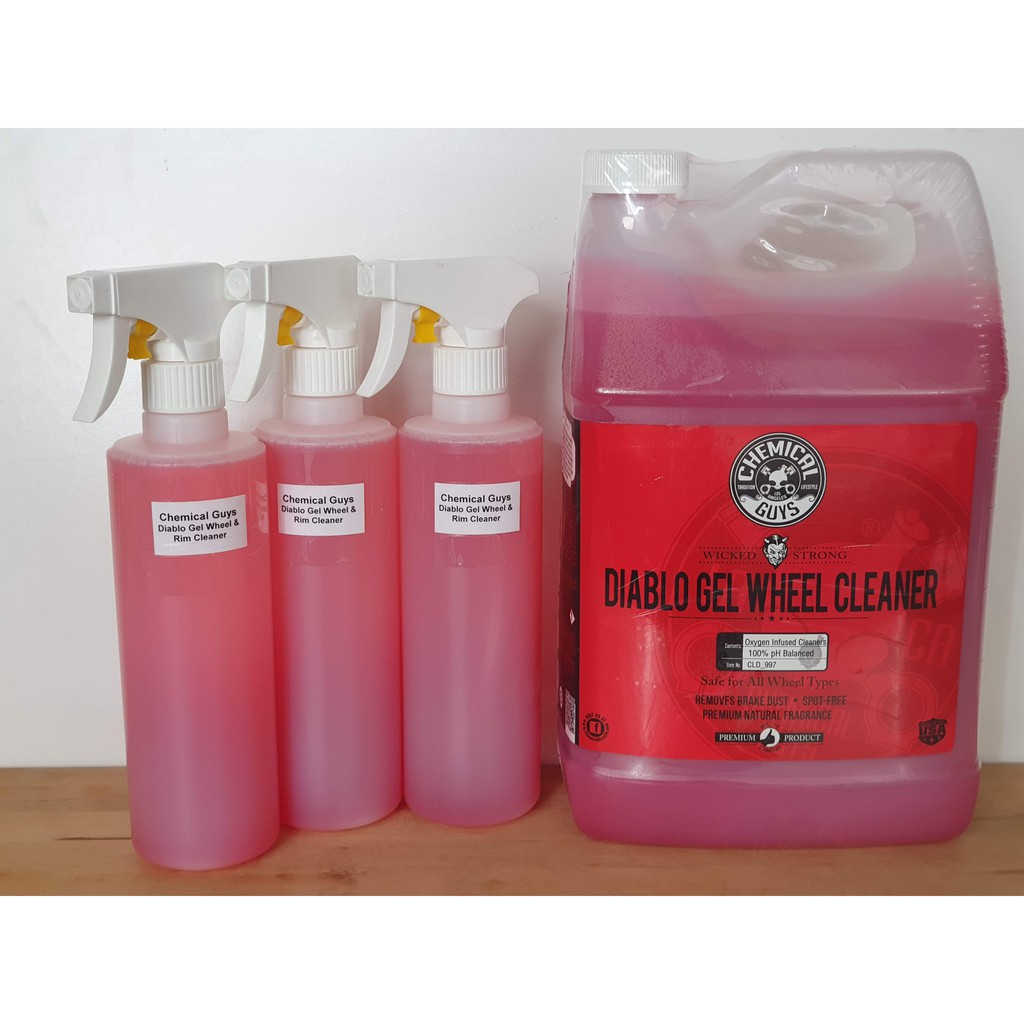CHEMICAL GUYS DIABLO GEL OXYGEN INFUSED FOAM WHEEL AND RIM CLEANER [500ml Ready to Use]