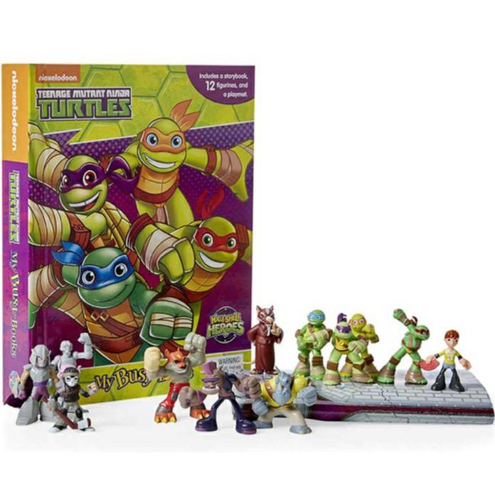 Teenage Mutant Ninja Turtles Half-Shell Heroes My Busy Book incl