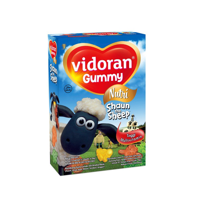 Vidoran Gummy Multivitamin 60g - Gambar 3