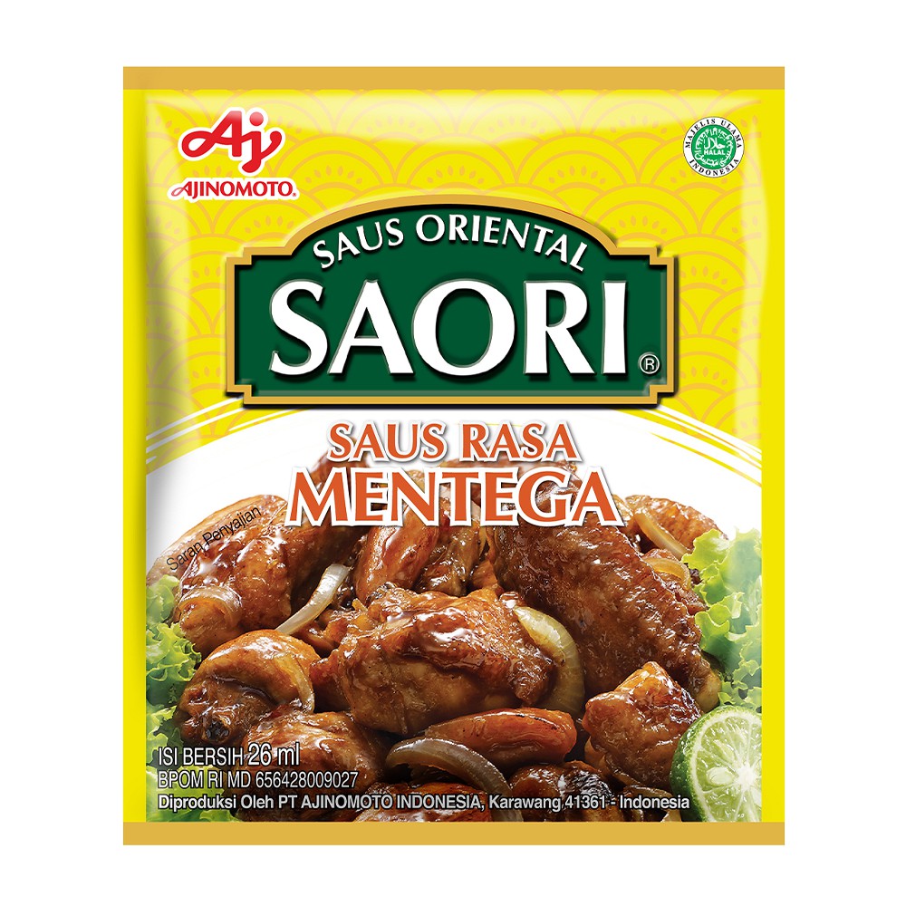 Saori Saus Mentega Oriental 5pcs Rasa Gurih - Gambar 2