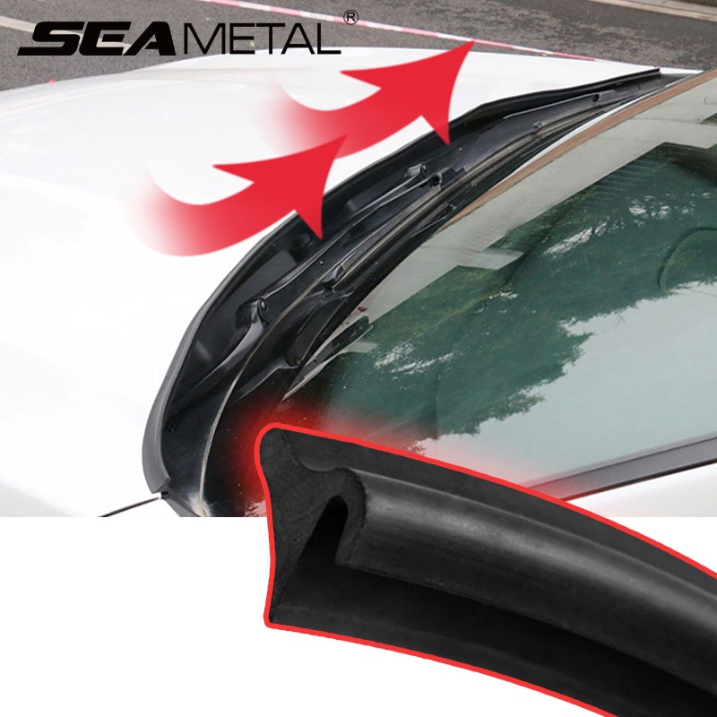 180cm Car Rubber Seal Spoiler Strip Auto Front Windshield Spoiler Car
