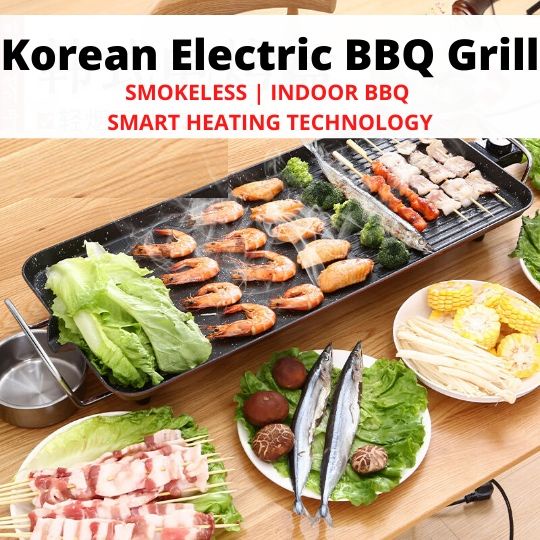 DNW AB301MF Anbang Electric Smokeless BBQ Grill (Free Storage Bag) /  Outdoor Home Indoor