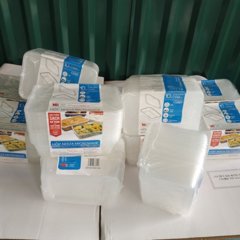 10 rectangular plastic boxes with lids for food storage | Shopee Singapore