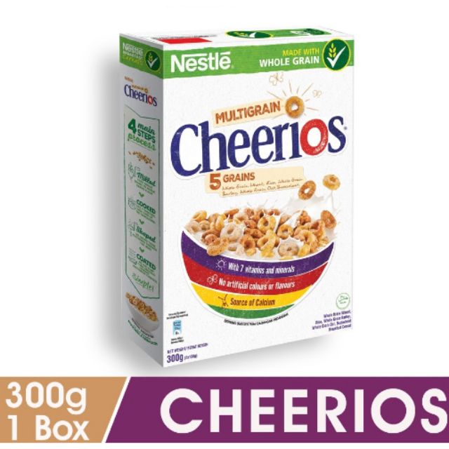 Nestle Cheerios Cereal Large Box 300g Shopee Singapore