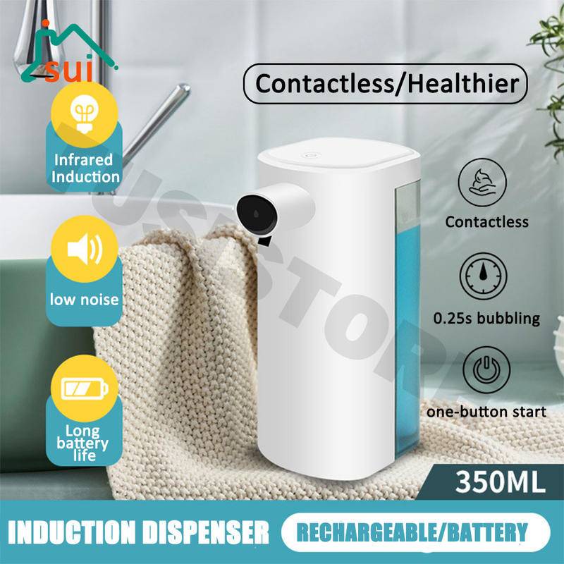 Induction Foam Soap Dispenser Automatic Hand Wash Sensor Bathroom