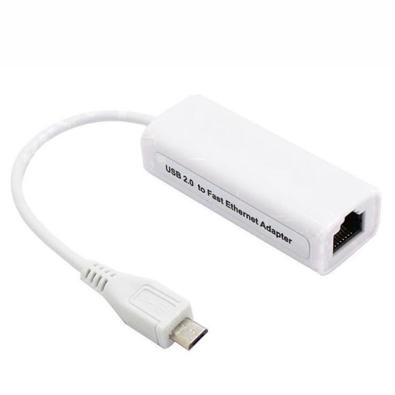 Micro USB 2.0 to RJ45 Converter Mini Ethernet LAN Network Adapter ...