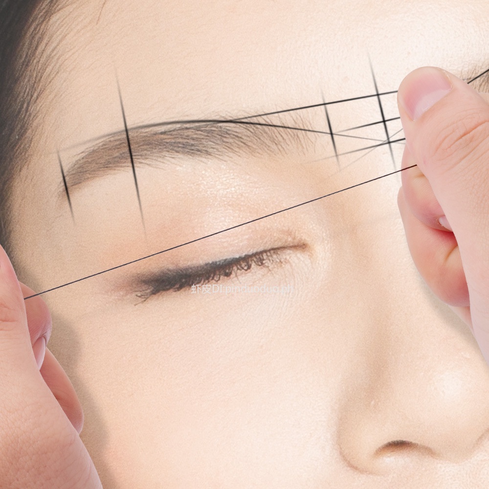 High Quality Eyebrow Mapping String Microblading Pre Inked Mapping