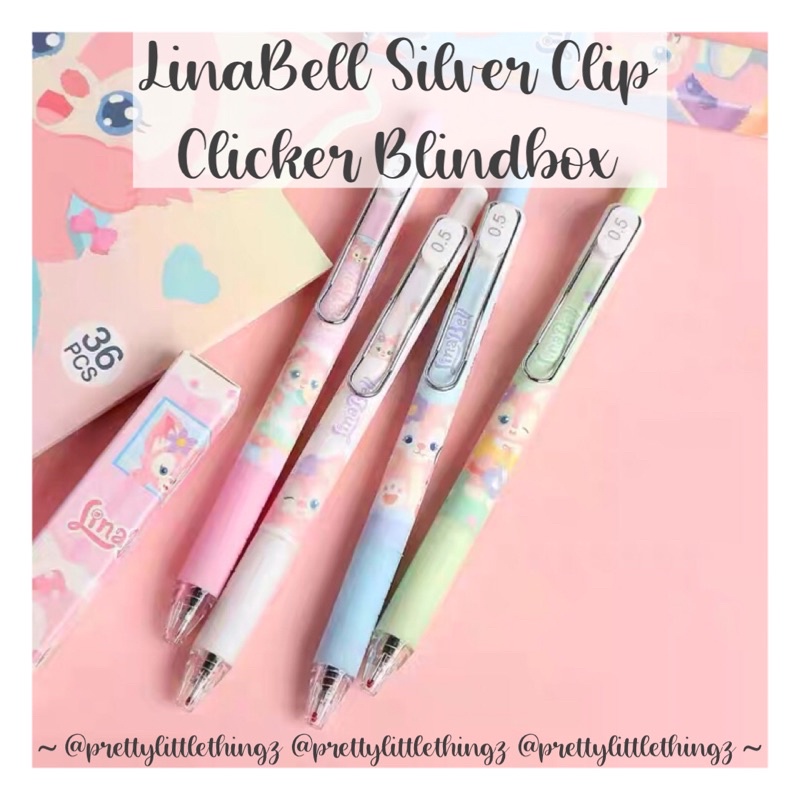 * SG READY STOCK * LinaBell Silver Clip Clicker Blindbox Pen (Disney ...