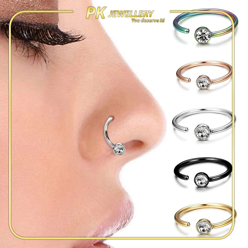 Nose Stud Anting Hidung Subang Hidung Nose Ring Emas Korea Emas Bangkok Earrings Korean Stud Earring Clip Earring