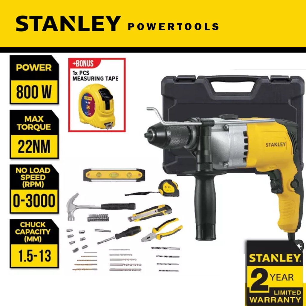 Stanley drill 2024 machine kit