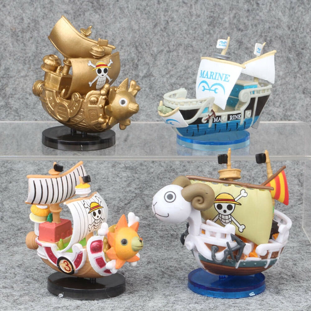 One Piece Thousand Sunny Going Merry Pirate Ship Anime Action Figure