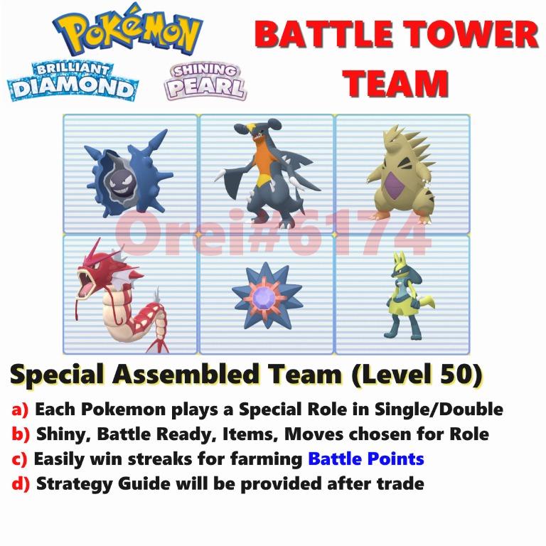 The best team for Pokemon Diamond and Pearl