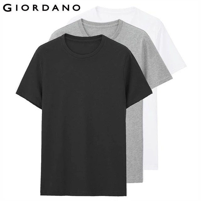 [Online Exclusive]Giordano Men Basic Crewneck 3-piece pack T-shirt ...