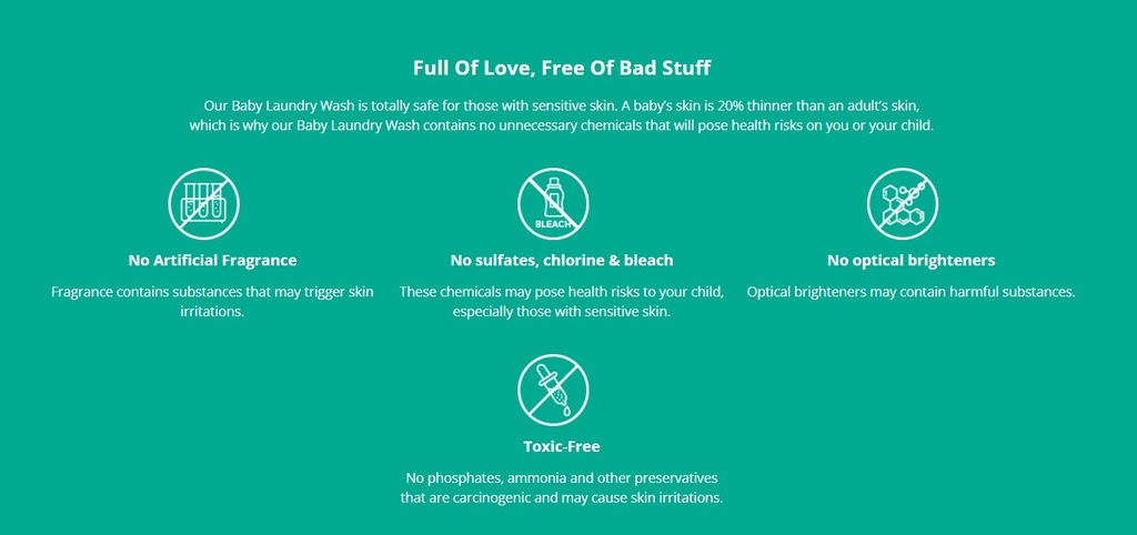 OFFSPRING Baby Laundry Wash 1000ml | Shopee Singapore