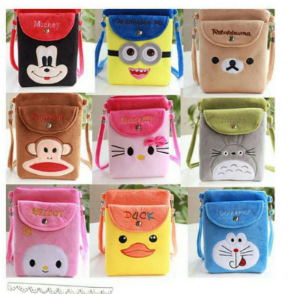 Cartoon Sling Pouch / Kid Sling Pouch | Shopee Singapore