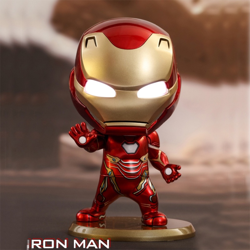 Action Figure Iron Man Cosbaby Bobble Head Rocking Head Doll