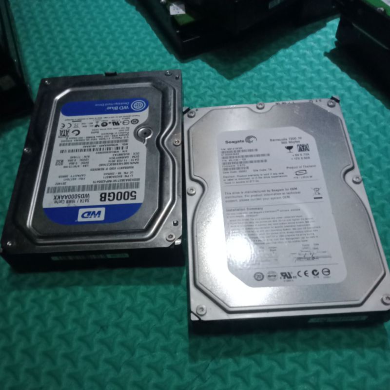 500GB SATA Computer Hard Drive 100% (NORMAL) | Shopee Singapore
