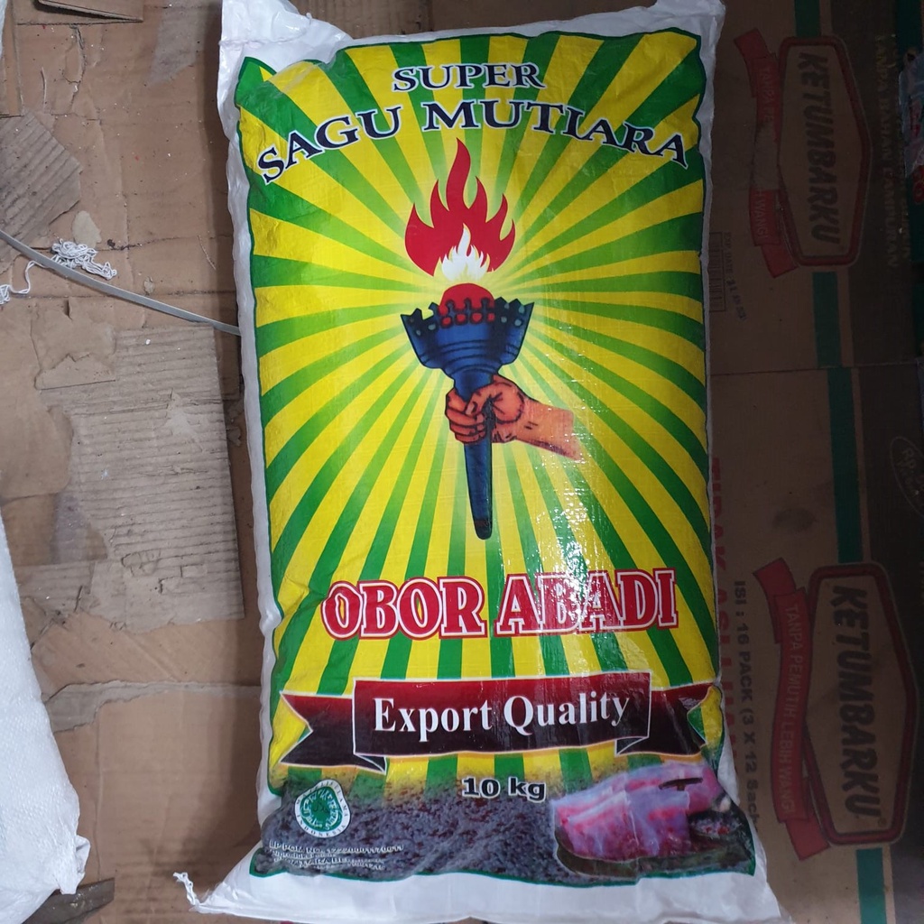 HIJAU MERAH [Zak 10kg] Super Sago White Pearl Sago Chinese Girlfriend ...