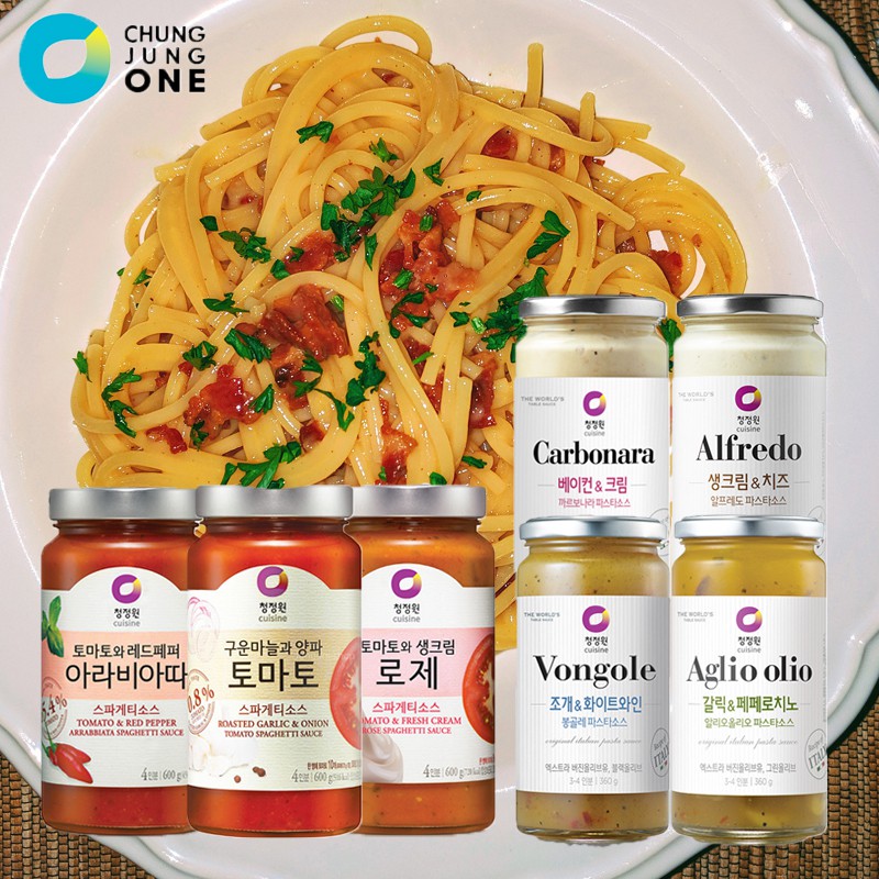 Promo / Chungjungone Pasta Sauce / Aglio olio Alfredo Vongole Rose