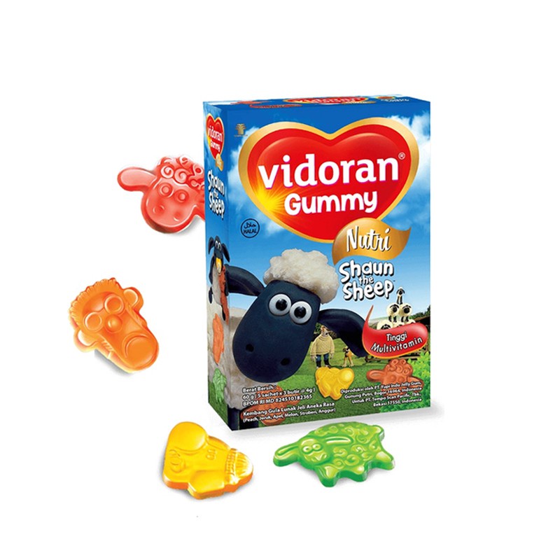 Vidoran Gummy Multivitamin 60g - Gambar 2