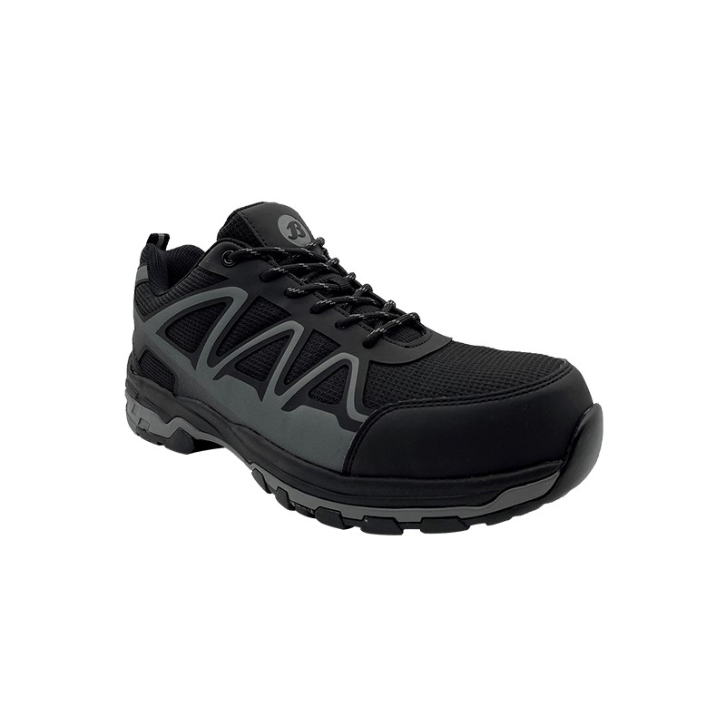 Bata Sportmates Mendel Gen 3 Black/Grey Safety Shoe | Shopee Singapore