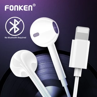 Fonken I-phone Earphone Wired I-Phone Headphone For I-Phone A-pple Earphone