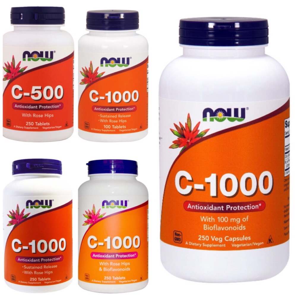 🔥Now Foods Vitamin C - 1000mg (with Rose Hips), Expiry Oct2025🔥