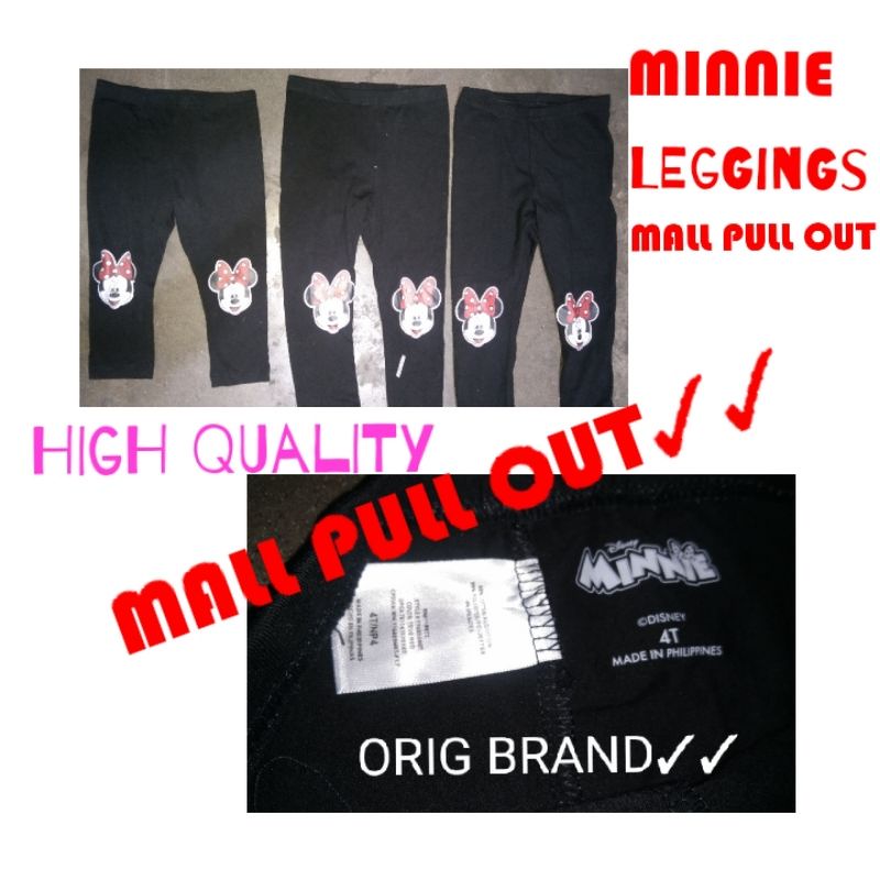 MINNIE LEGGINGS BRAND FOR YOUR BABY GIRL !!!MALL PULL OUT YESS LEGIT