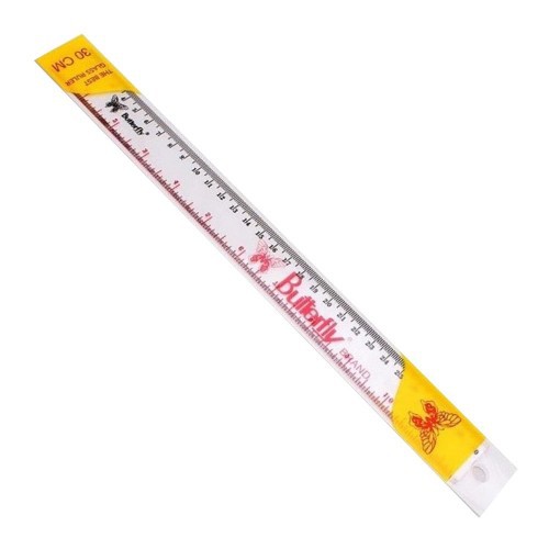 Butterfly Plastic Ruler 30 cm (PCS) | Shopee Singapore