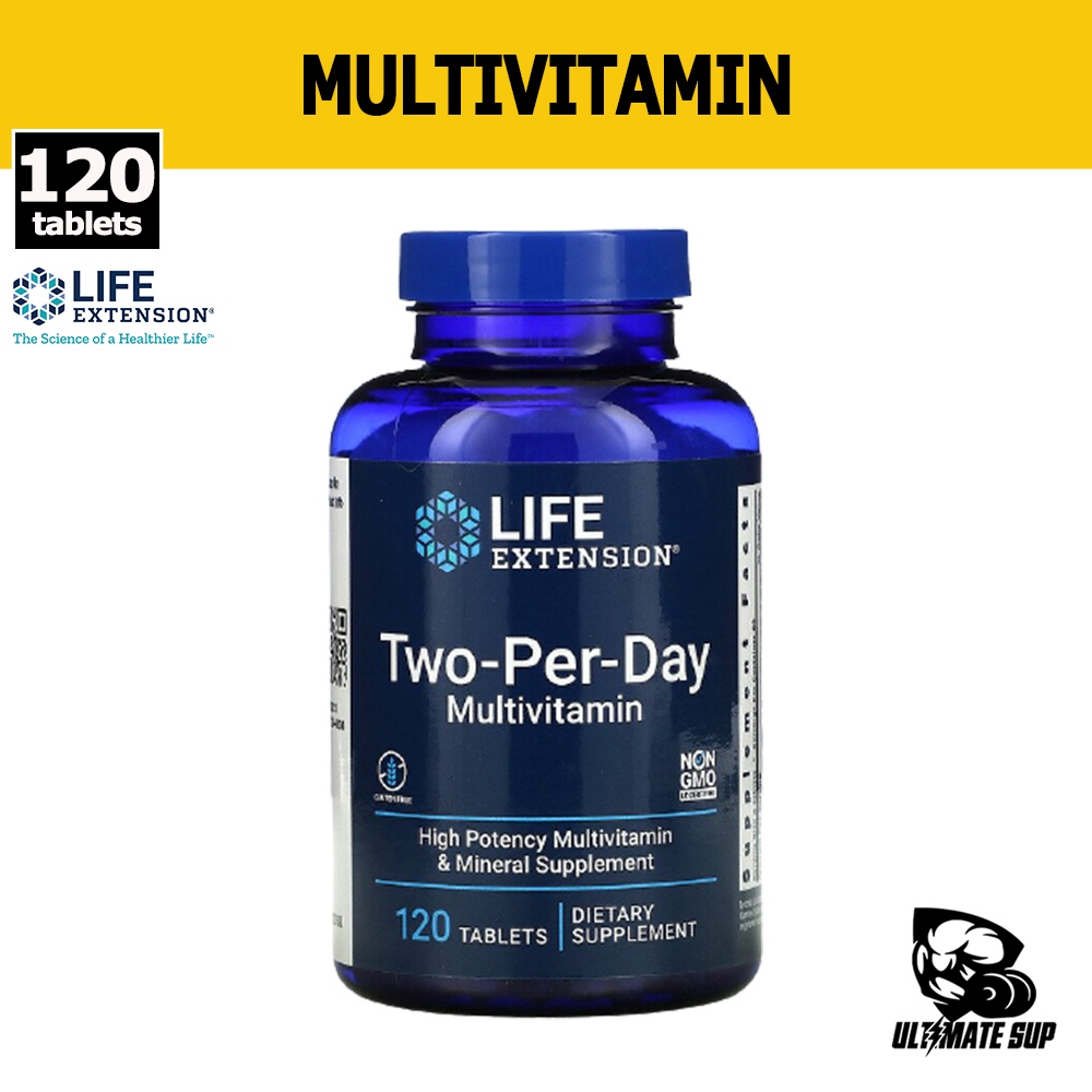 Life Extension TwoPerDay Multivitamin With Vitamin B, Vitamin E, Zinc