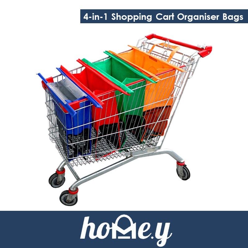 Homey 4in1 Shopping Cart Organizer Shopee Singapore