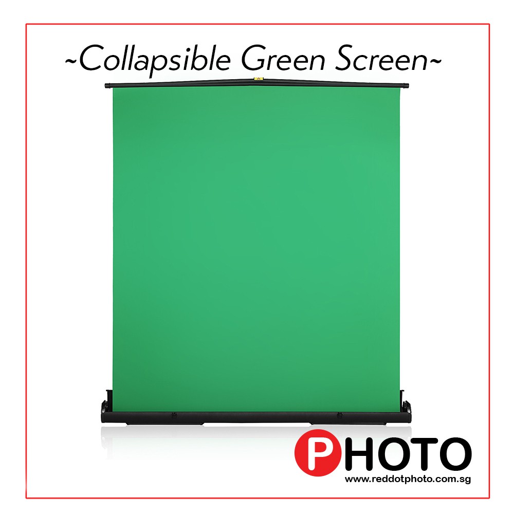 (2m x 2m) Pull Up Green Screen Collapsible Background Panel Auto ...