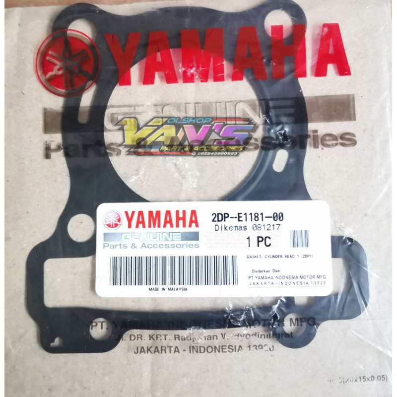 Gasket/packing Cylinder Head Nmax And Aerox 155 Original Yamaha Genuine Parts Shopee Singapore