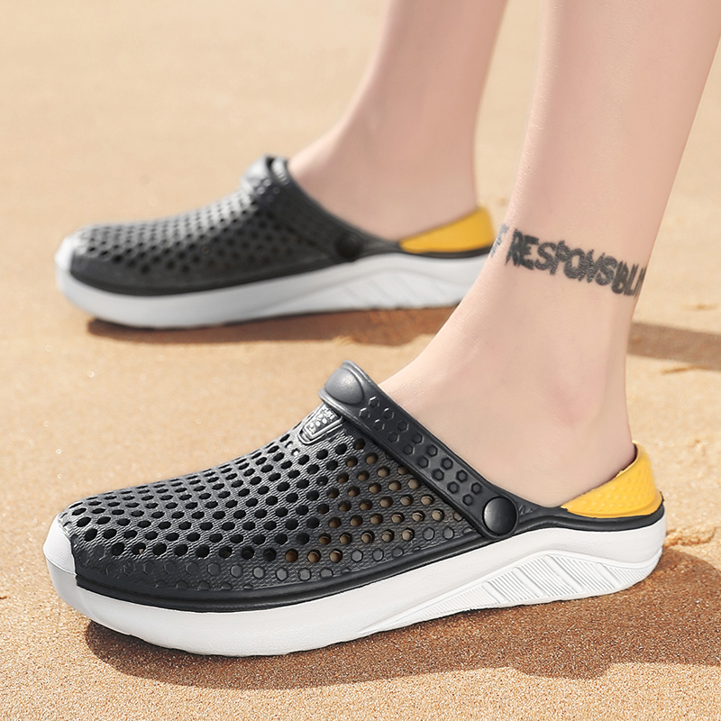 Hole Shoes Men's Summer Outdoor Non-slip xShit Feeling Beach Outdoor Sports Driving Dual-use