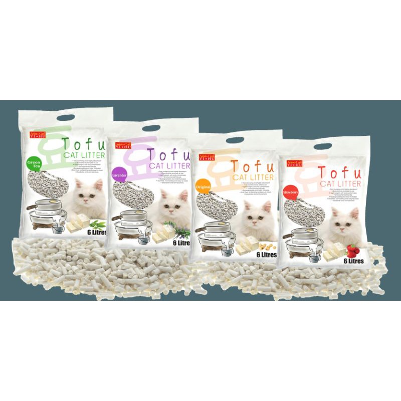 [Bundle of 3/6] Aristo Cat Tofu Cat Litter 6L Shopee Singapore