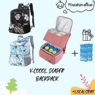 Baby Diaper Bag Mommy Bag Multifunctional Breast Milk Preservation Bag  Portable Food Storage Insulation Bag Backpack 