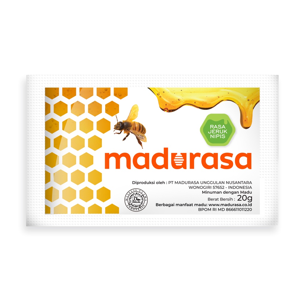 Madurasa Jeruk Nipis Box - 12 Sachets - Gambar 3