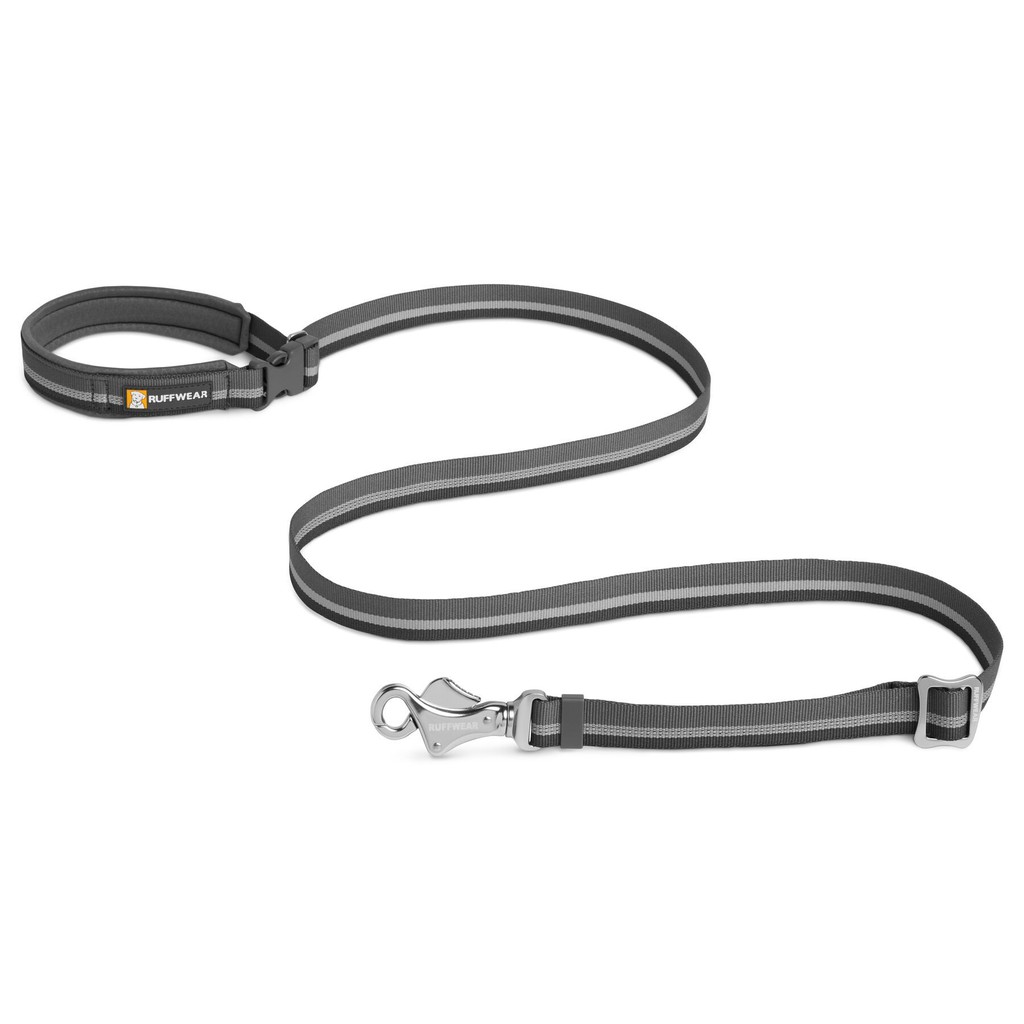 Ruffwear Crag Reflective Multi Function Dog Leash Granite Gray