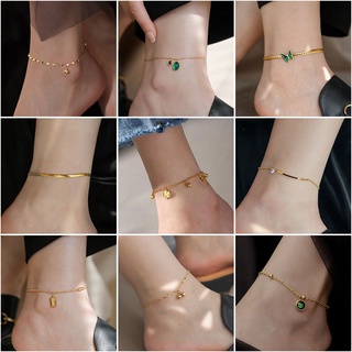 Gold deals anklet models