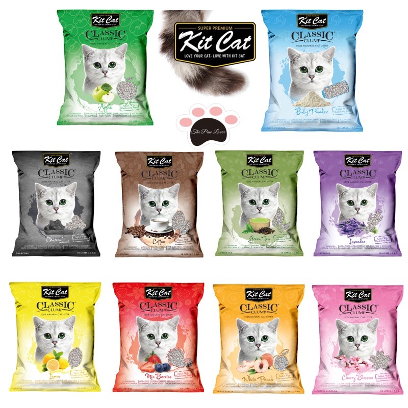 Kit Cat Classic Clump Cat Litter (10L/7kg) Shopee Singapore