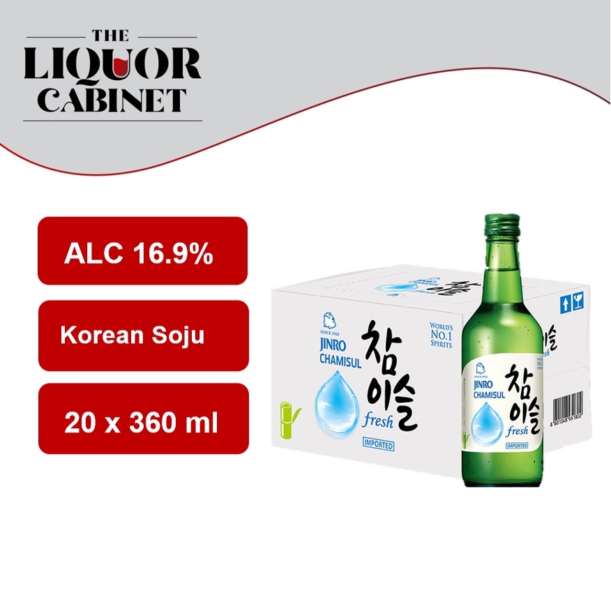 Jinro Chamisul Fresh Soju (20 X 360ml) | Shopee Singapore