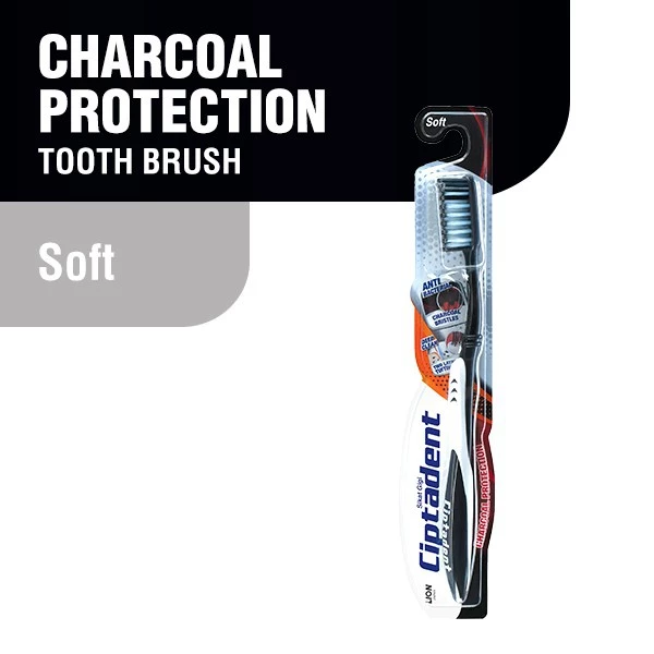 Ciptadent Toothbrush Charcoal Protection x2 - Gambar 3