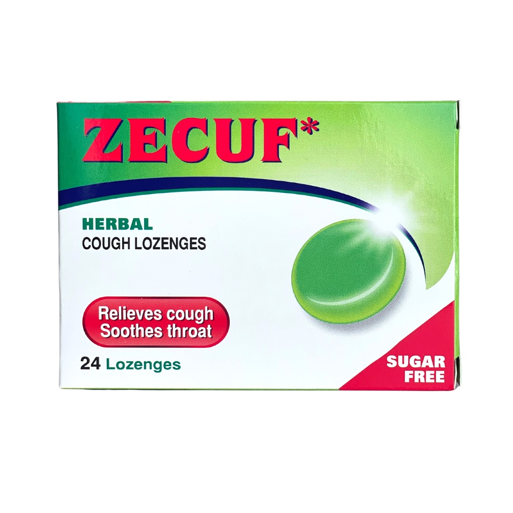 Zecuf Herbal Cough Lozenges Sugar Free 24s (Long Expiry Date